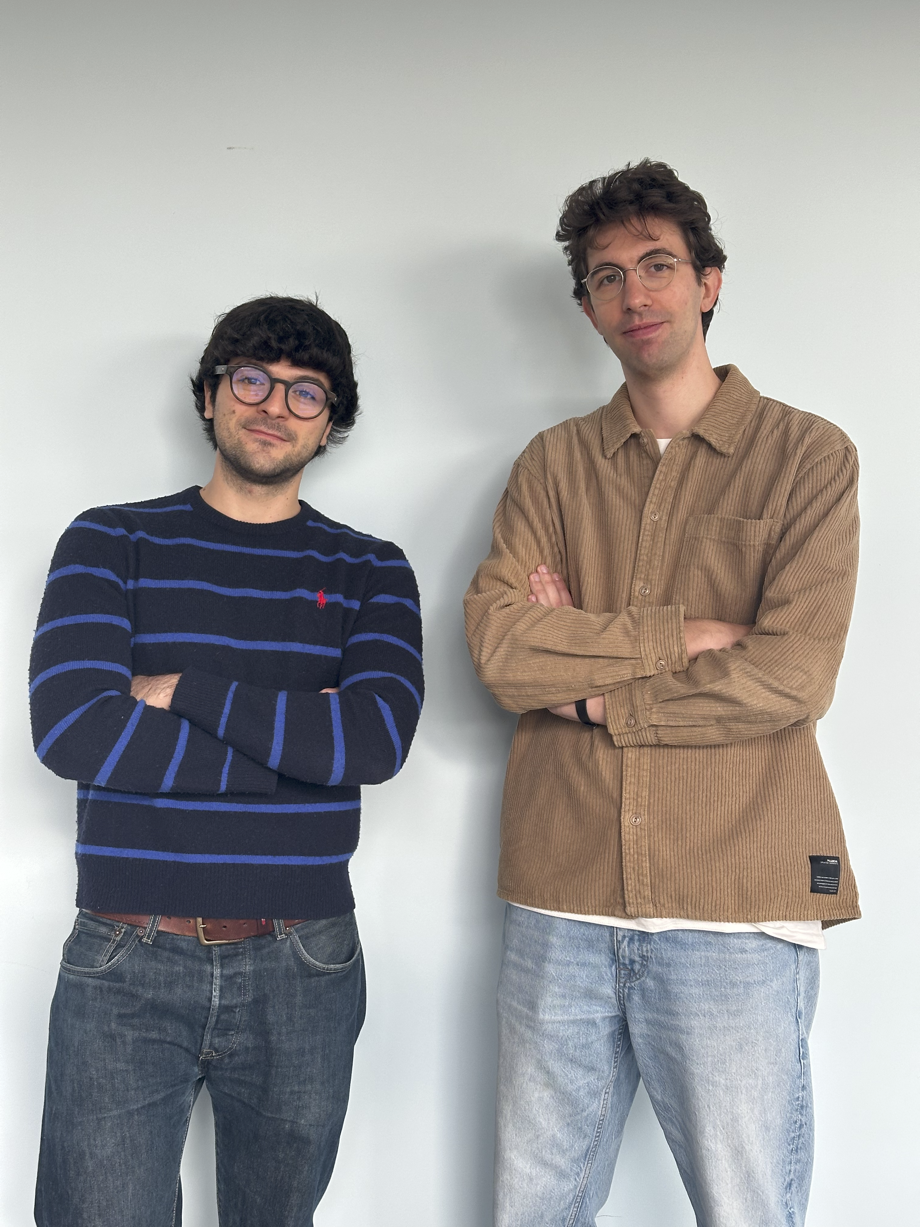 Andrea and Riccardo, the new PhD students