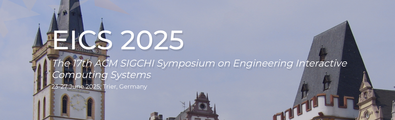 EICS 2025 conference banner - premier international forum for engineering interactive computing systems